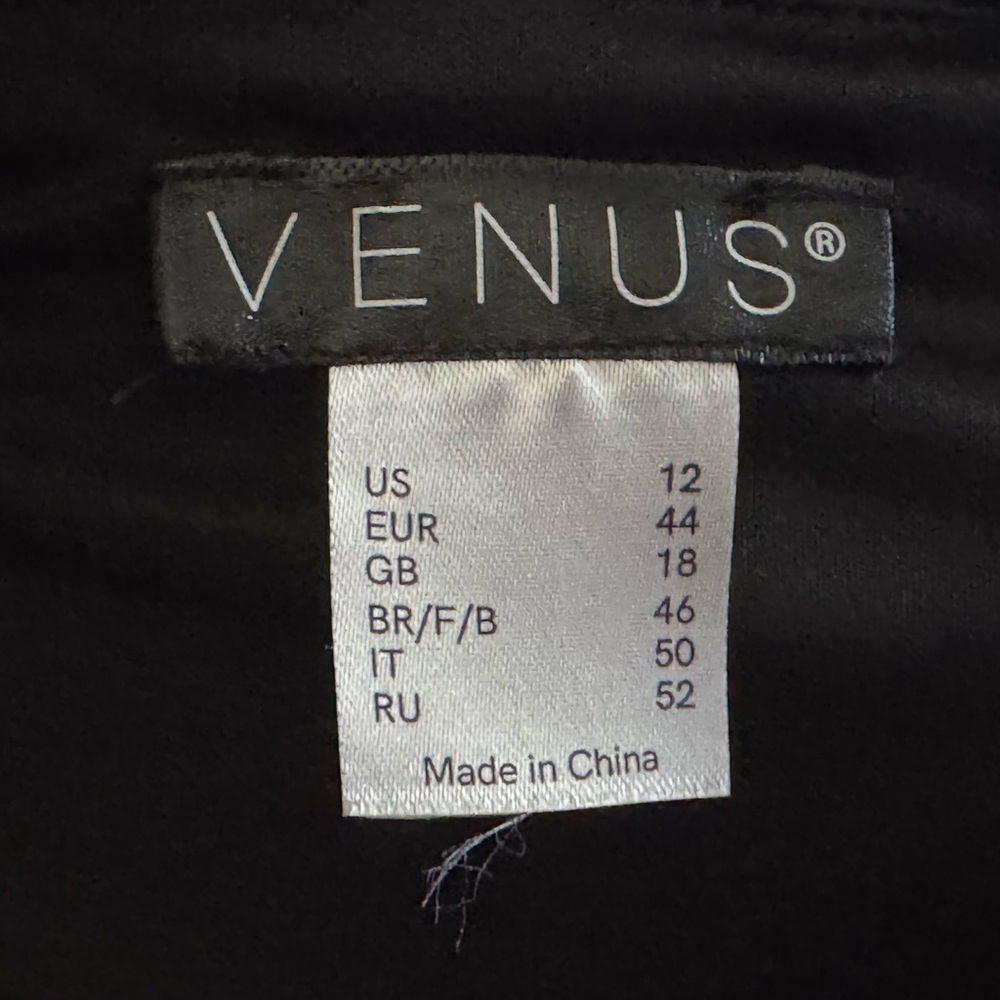 VENUS Black Sequin Asymmetrical Camisole, Size 12 - Picture 7 of 7